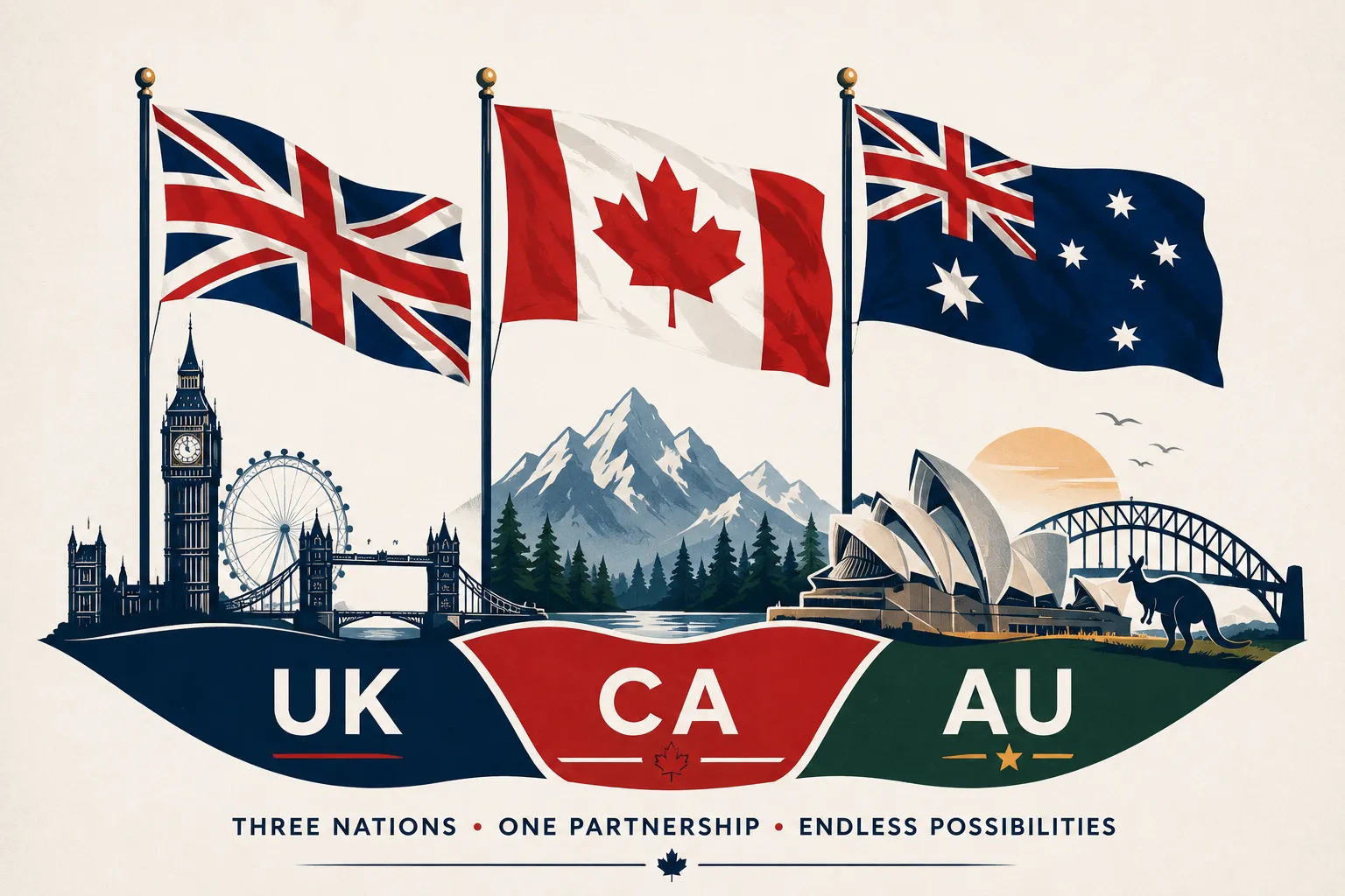 UK vs Canada vs Australia Study Comparison